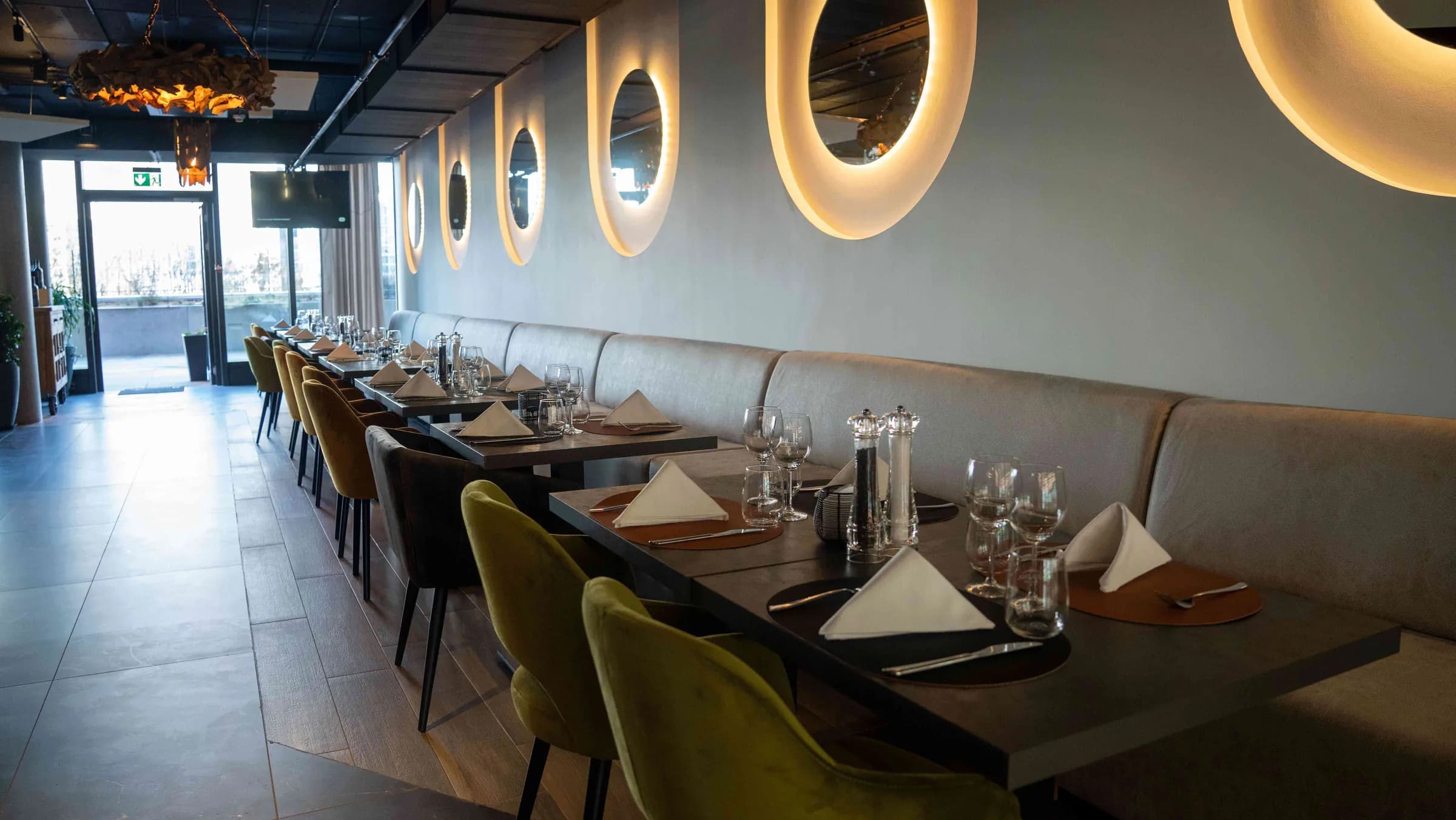 The main dining room