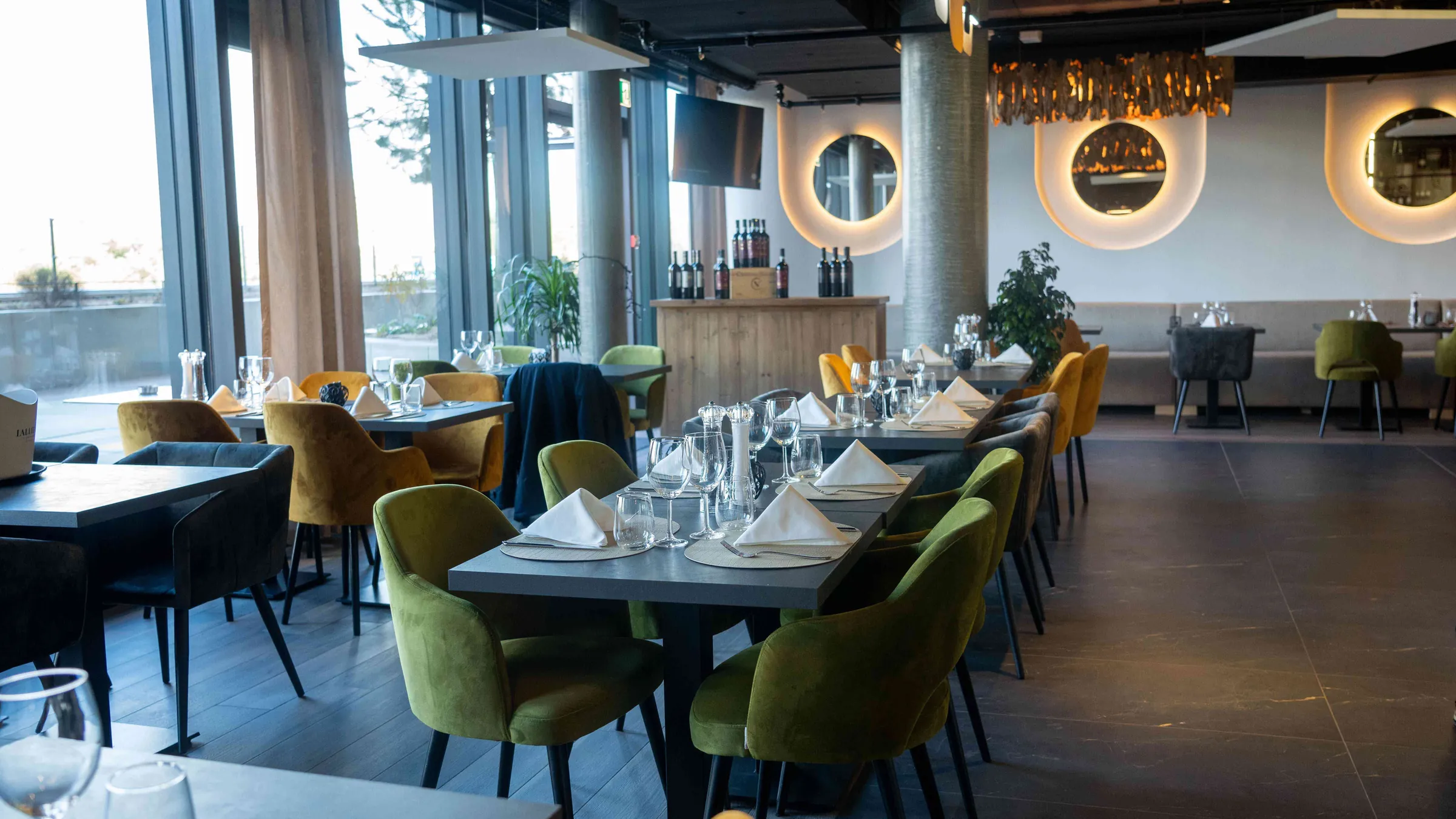 The whole dining room at Nostra Italia